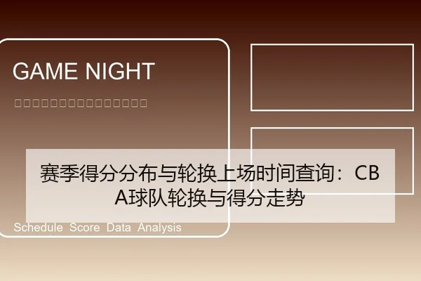 赛季得分分布与轮换上场时间查询：CBA球队轮换与得分走势（leyu）